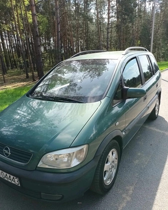 Opel Zafira cena 6200 przebieg: 335000, rok produkcji 2003 z Biała małe 56